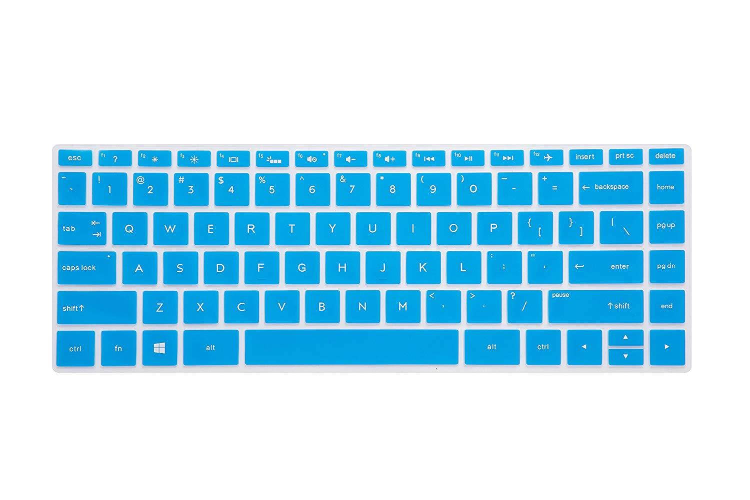 Leze - Ultra Thin Keyboard Cover for 14" HP Pavilion x360 2-in-1 14M-BA 14M-BA011DX 14M-BA014DX 14M-BA015DX,14M-BF 14-BF050WM,14M-BW 14-BW065BR series Touch Screen Laptop - Blue