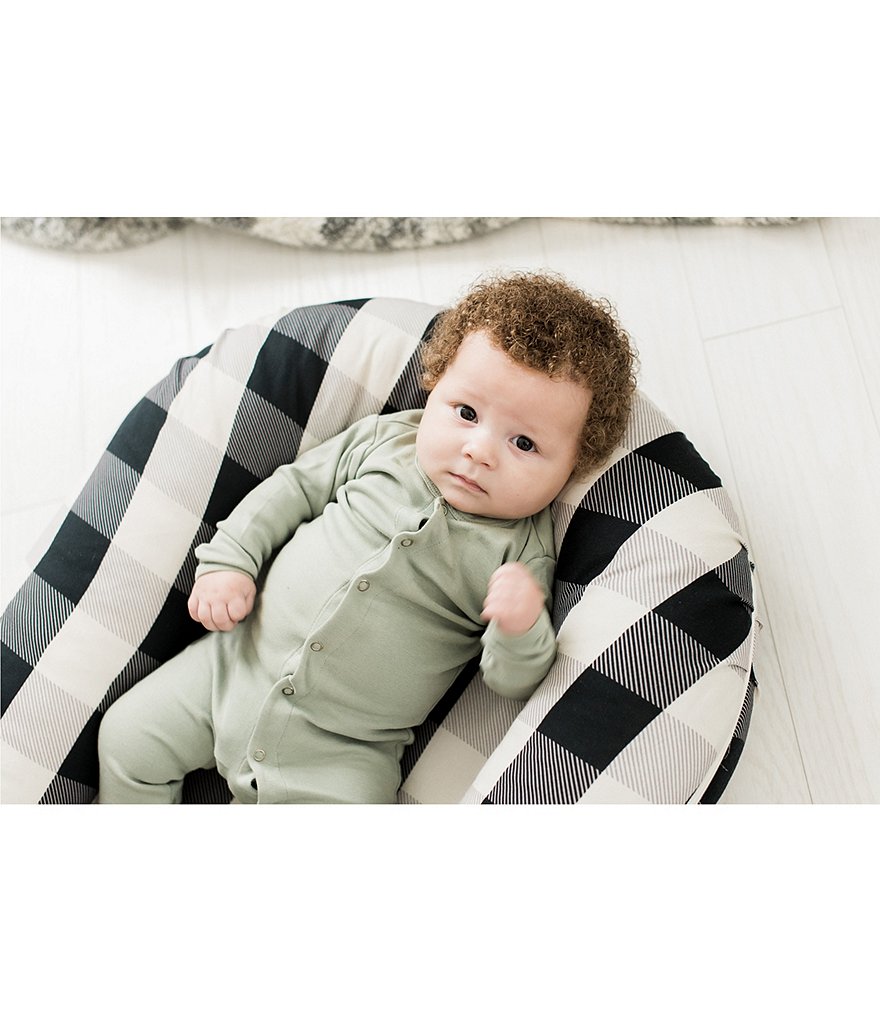 DockATot 0-8 Month Charcoal Buffalo Deluxe Dock Stage 1