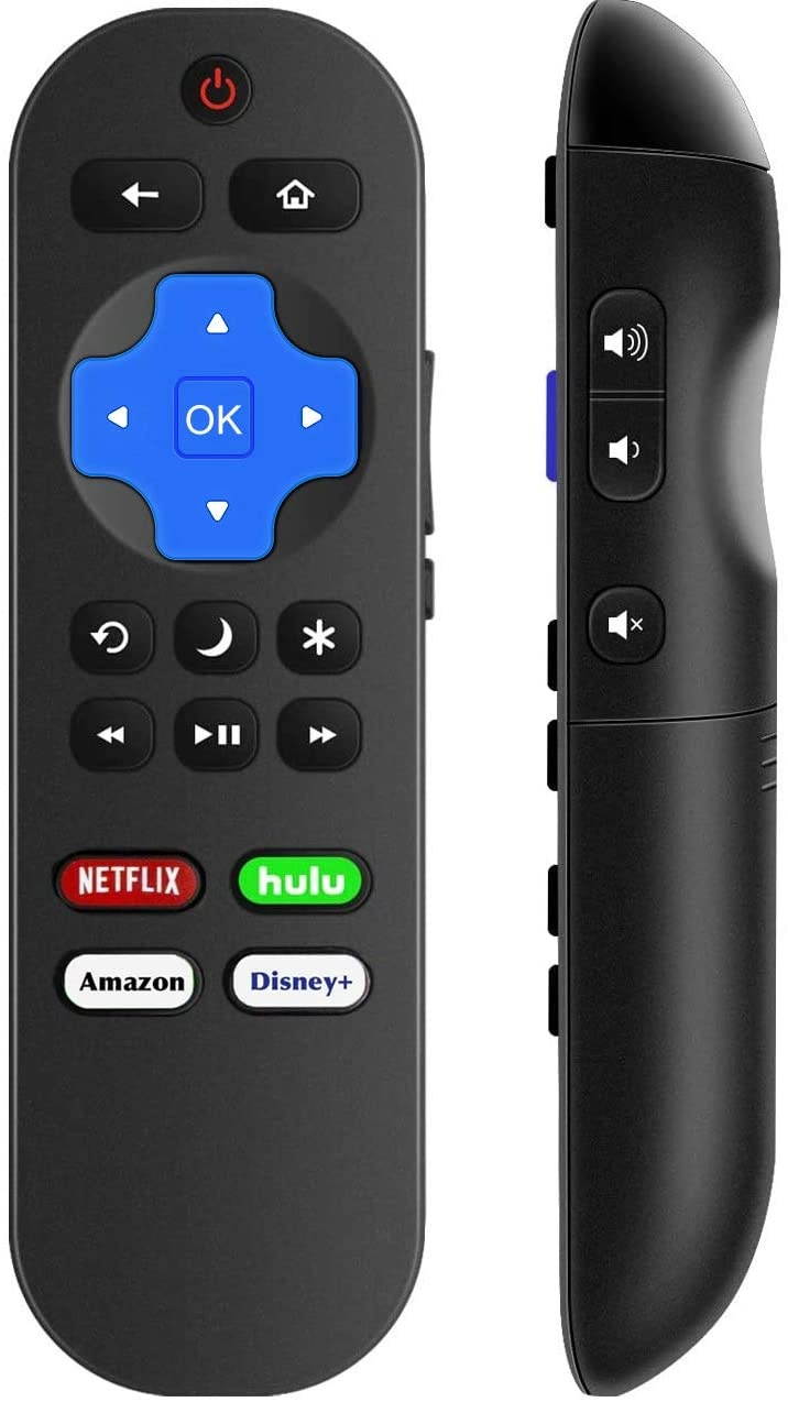Replacement Remote Compatible with All Hisense Roku TV, Universal for Hisense Roku Smart TV Remote with Disney+ Amazon Netflix Hulu Shortcut Keys