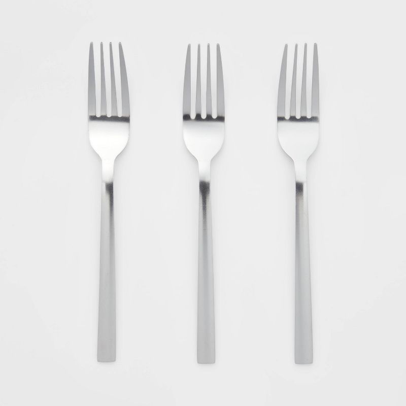 3pk Stainless Steel Dinner Forks - Room Essentials™