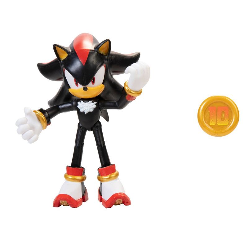 Sonic the Hedgehog 4" Shadow with Super Ring Wave 1