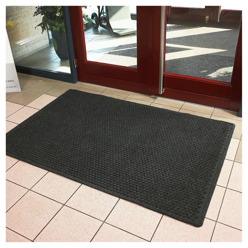 Charcoal Solid Doormat - (4'X6') - HomeTrax
