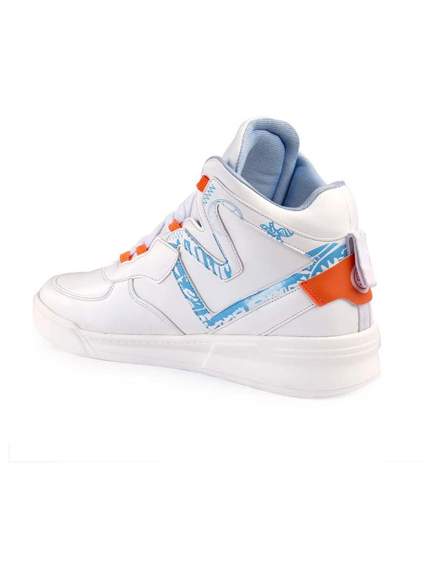 Bacca Bucci Men's SKYLINE White Ankle High Sneakers