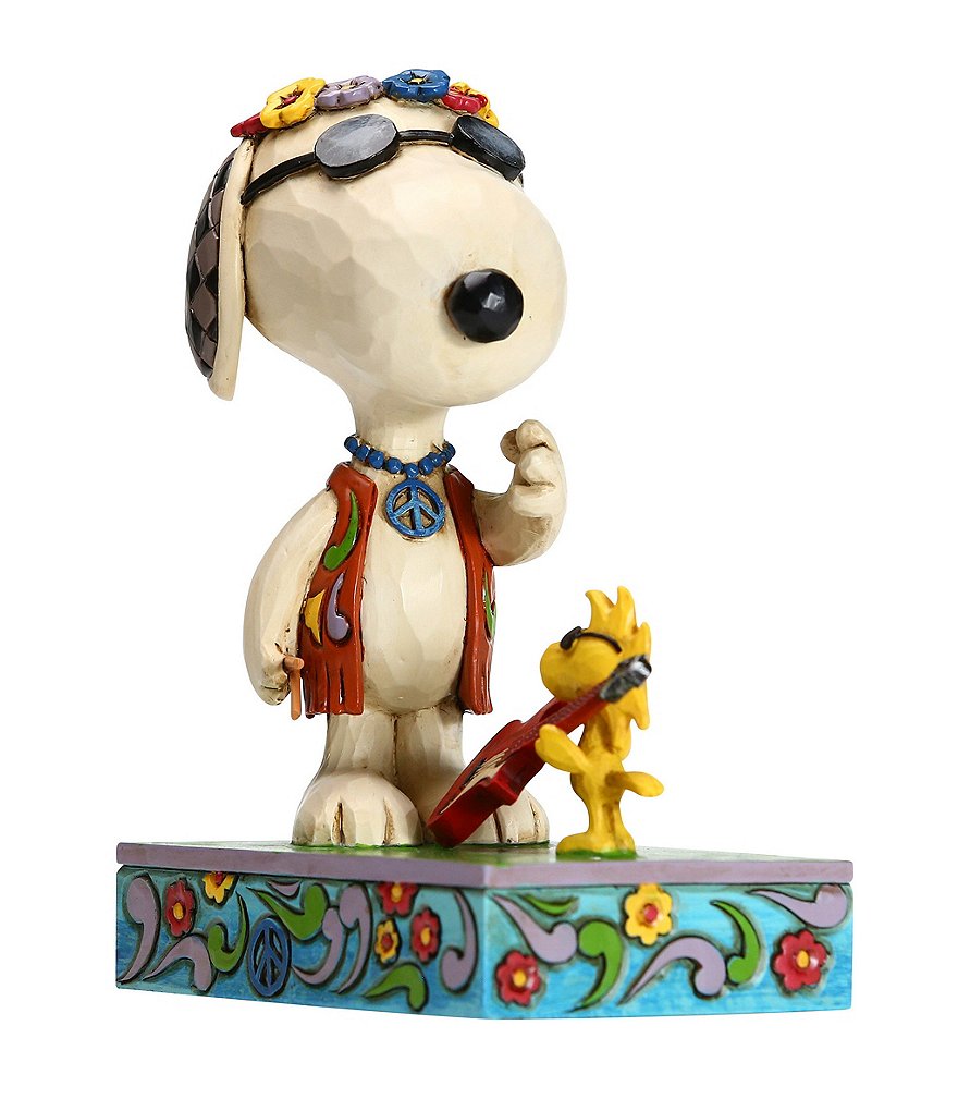 Peanuts by Jim Shore Snoopy and Woodstock Concert Critters Figurine