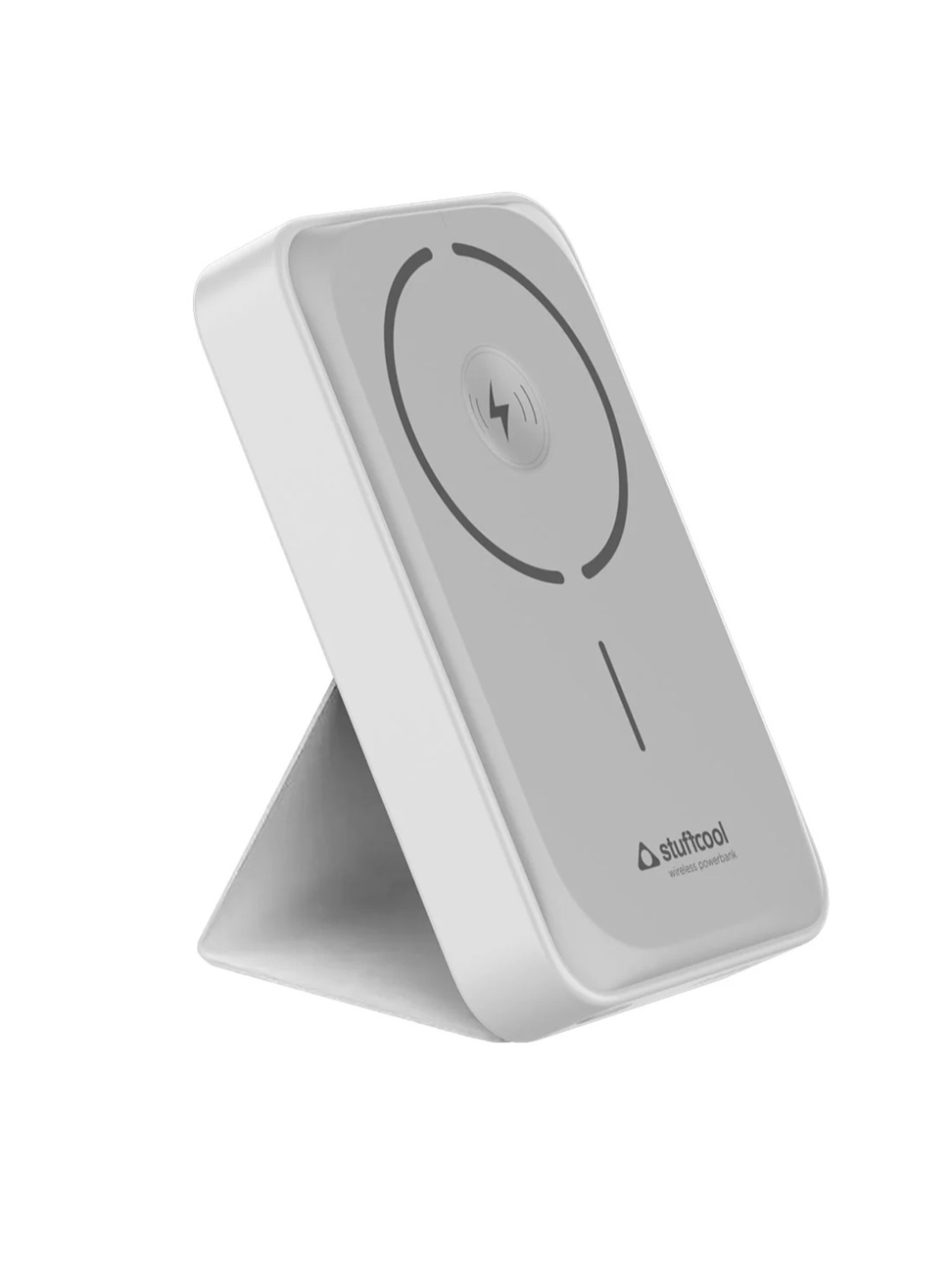 Stuffcool Duo 10000mAh Magnetic Wireless Powerbank (White)
