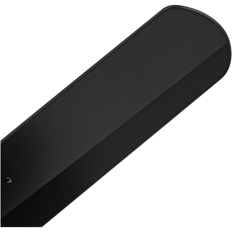 Casa Vieja 44" Plaza Matte Black Damp Ceiling Fan with Franklin Park LED Kit