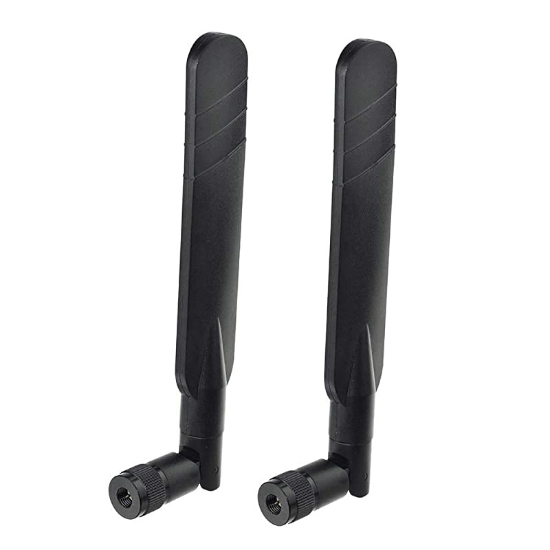 2pcs 5dbi 4G LTE Antenna SMA Plug Male OmniDirectional Compatible with ATampT Verizon Netgear Sierra Airlink Gateway Router Mobile Hotspot Wireless Home Phone MF279 7002600Mhz