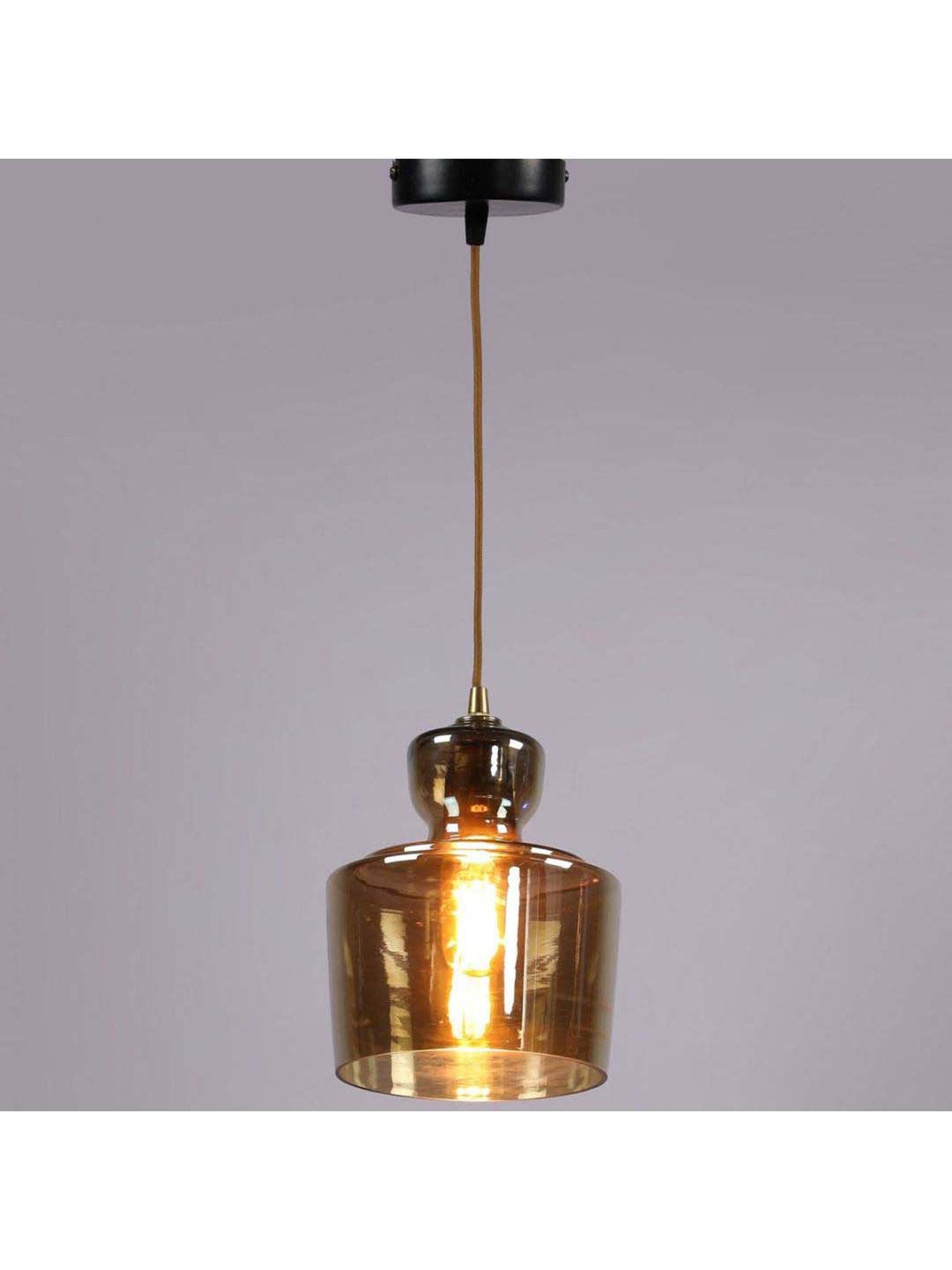 Kapoor E Illuminations Harper Marimore Golden Pendant Light - Set of 1