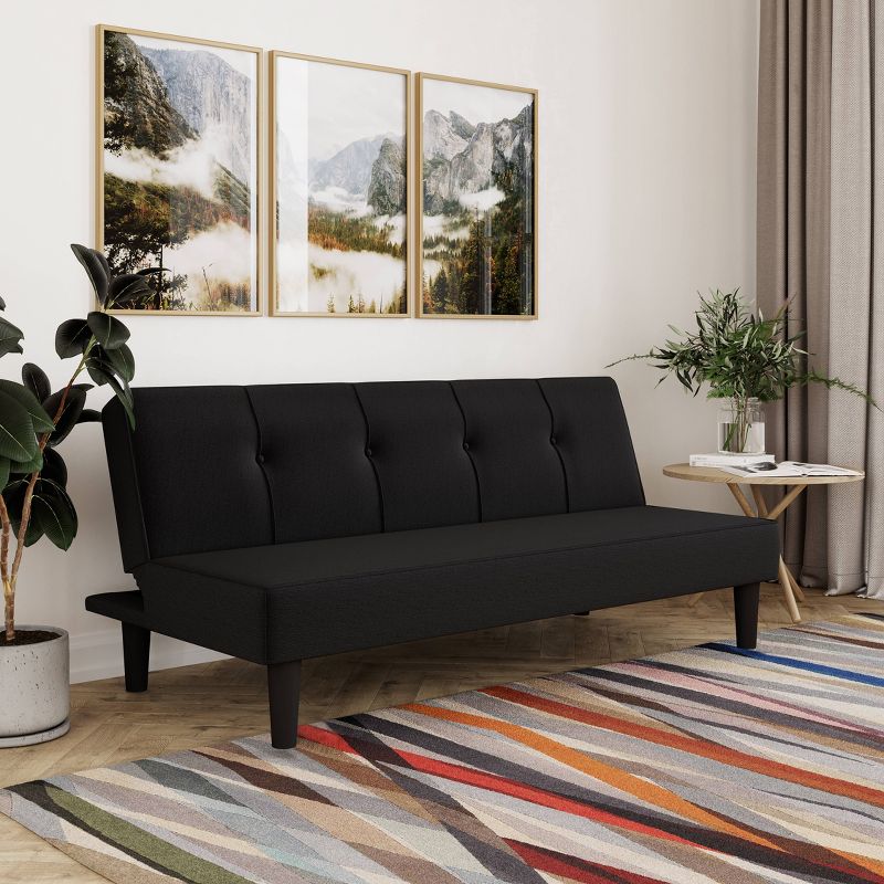 Lorrance 3 Seat Sofa Black - Serta