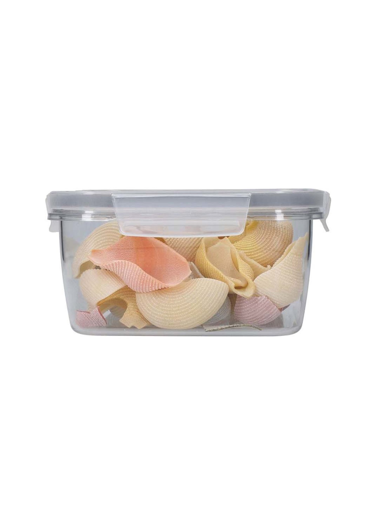 MasterClass Transparent Plastic Square Food Storage Container (1.4 L)