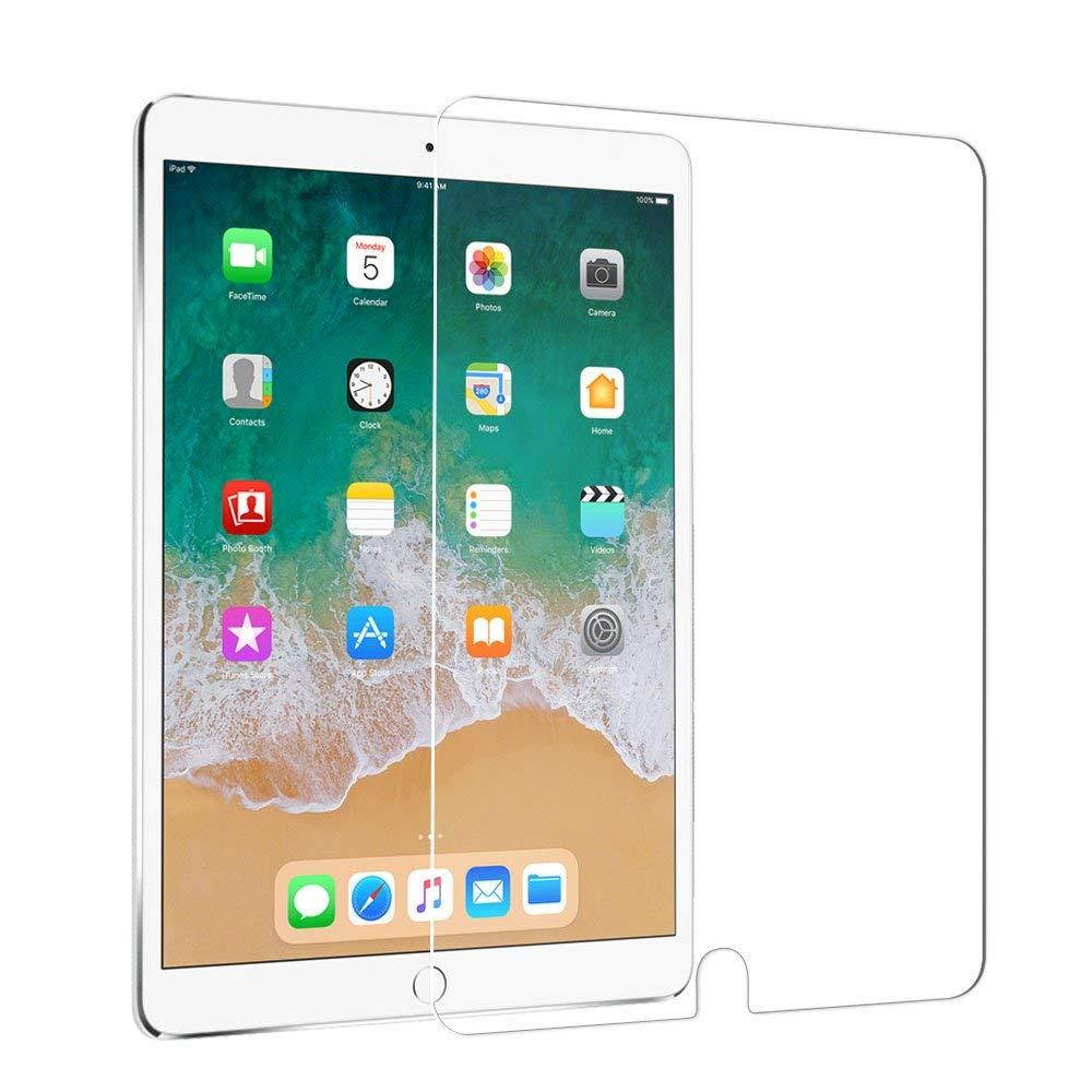 Fintie iPad Pro 10.5 Tempered Glass Screen Protector, Anti Scratch Premium HD Clear 9H Hardness for Apple iPad Pro 10.5 Inch 2017 Release Tablet