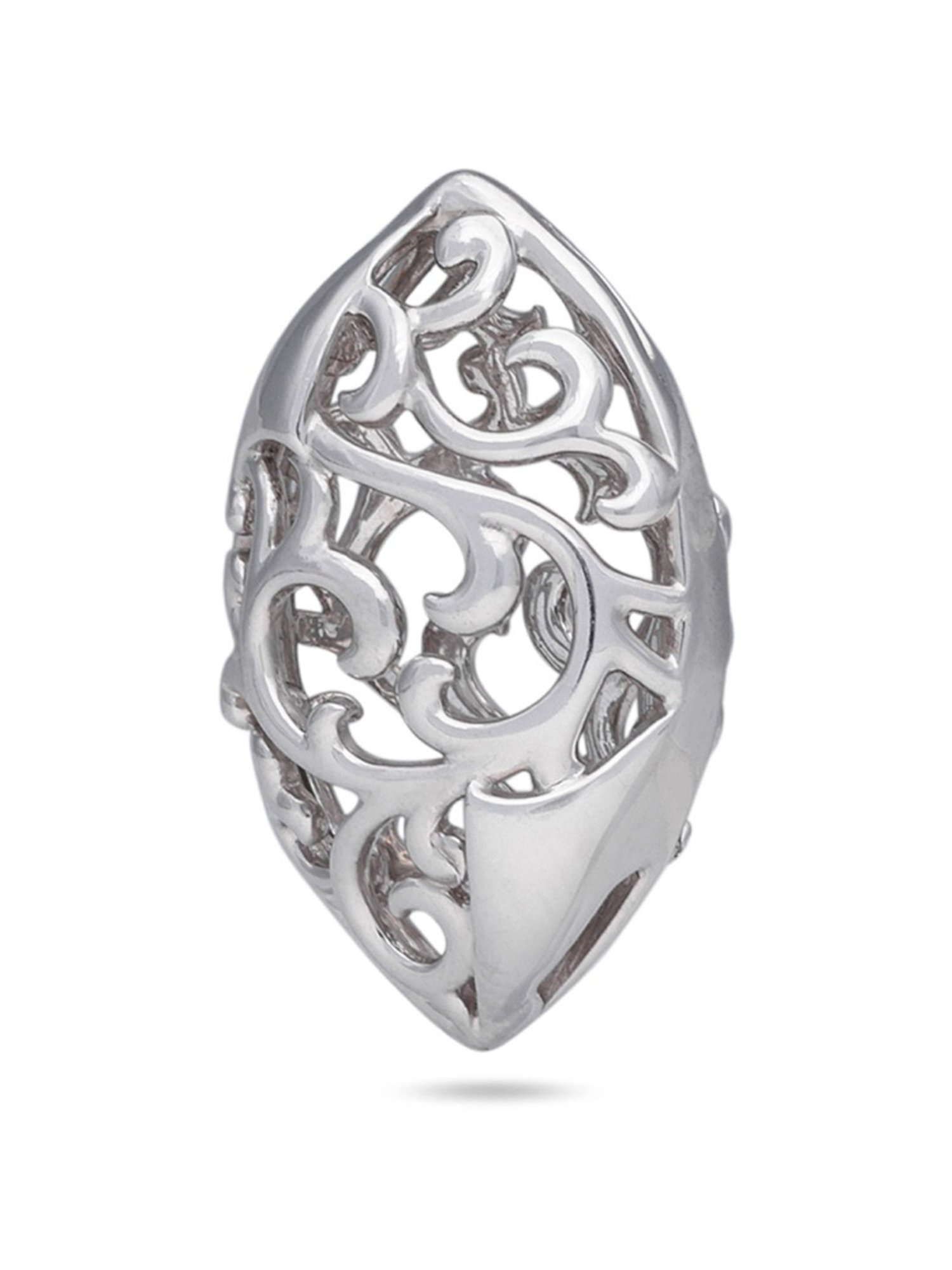 C.Krishniah Chetty Classic 950 Platinum Fancy Locket