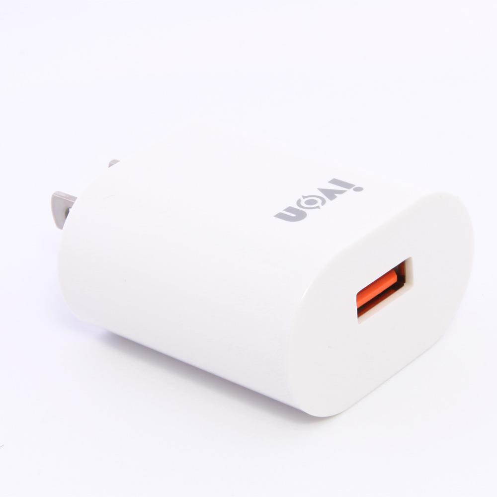 axGear USB AC Charger QC 3.0 Fast Charger 3A For Phone and Tablet