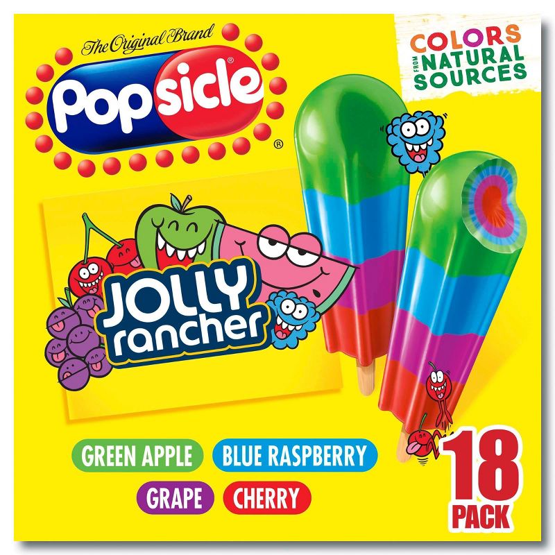 Popsicle Jolly Rancher Ice Pops - 18pk