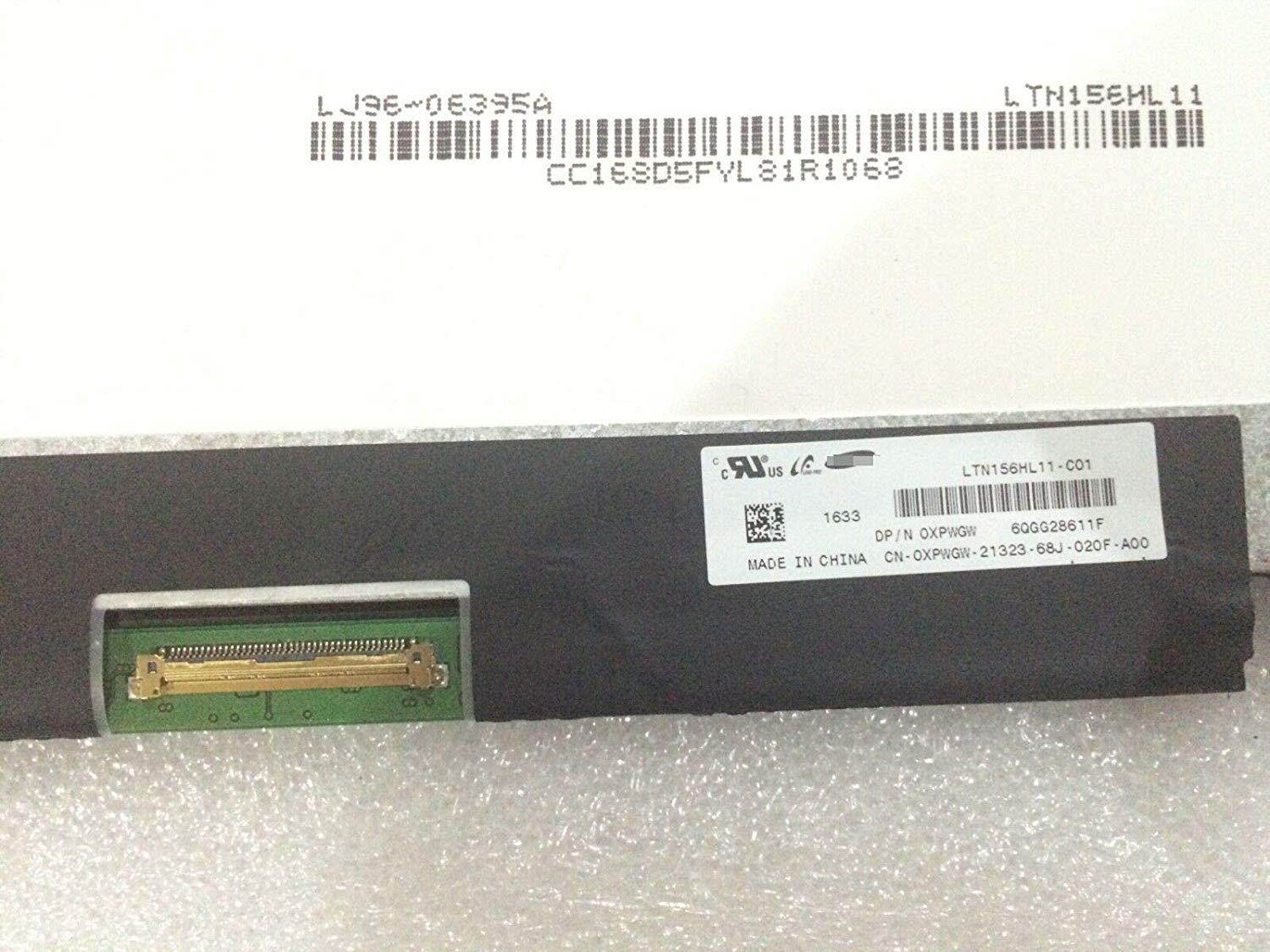 15.6" 1920x1080 40pin edp XPWGW LCD Screen in Touch Fo LTN156HL11-C01