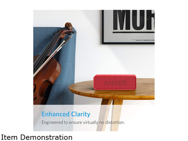 Anker Soundcore Bluetooth Portable Speaker with Low Harmonic Distortion and Superior Sound
