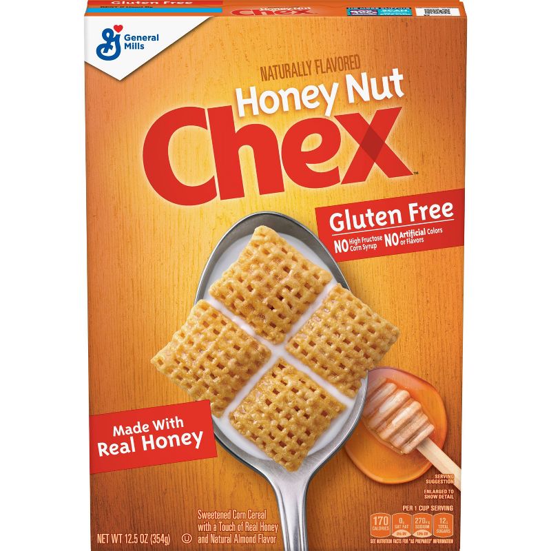 Chex Gluten Free Honey Nut Breakfast Cereal - 12.5oz - General Mills