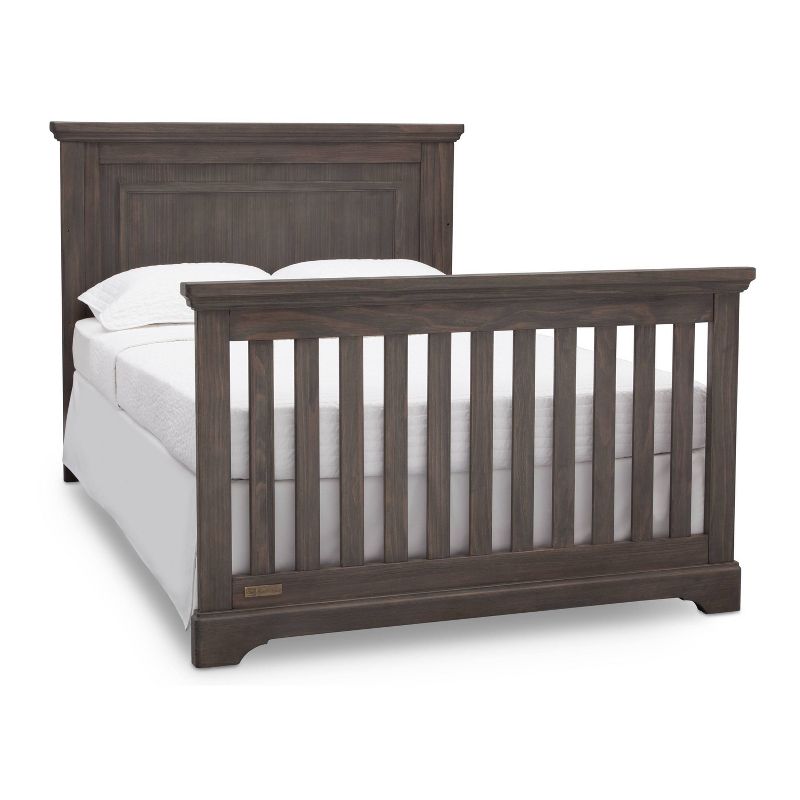 Simmons Kids' Paloma 4-in-1 Convertible Crib, Greenguard Gold Certified - Rustic Gray