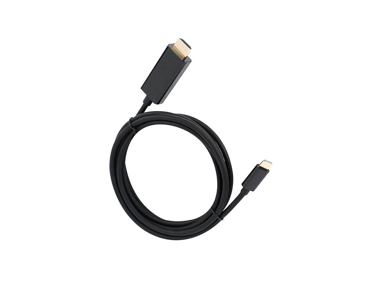 USB C to HDMI Cable(4K@60Hz), uni USB Type-C to HDMI Cable [Thunderbolt 3 Compatible] for MacBook Pro 2018/2017, MacBook Air/iPad Pro 2018, Surface Book 2, Samsung S10, and More - black - 6FT/1.8m