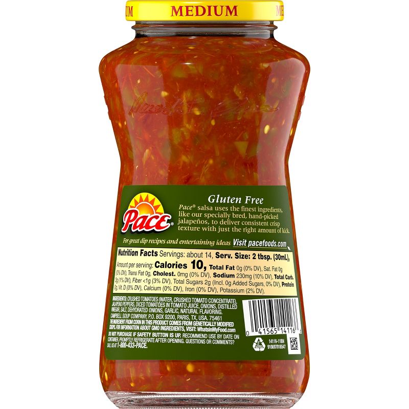 Pace Medium Chunky Salsa 16oz