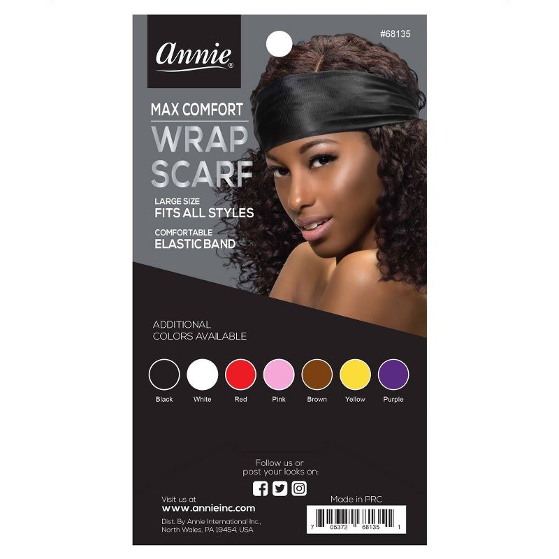 Annie Deluxe Wrap Scarf - Black