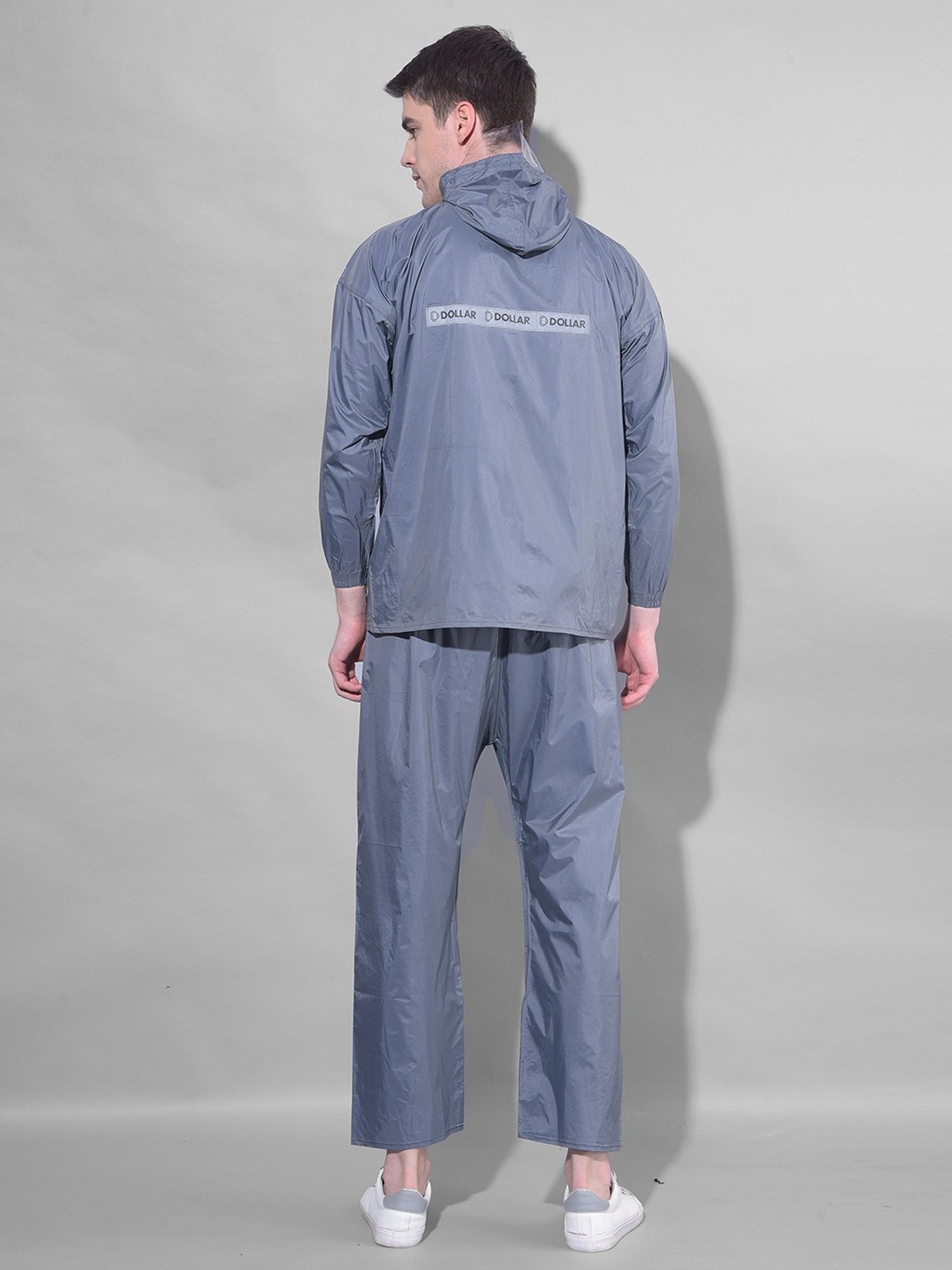 Dollar Grey Regular Fit Raincoat Set