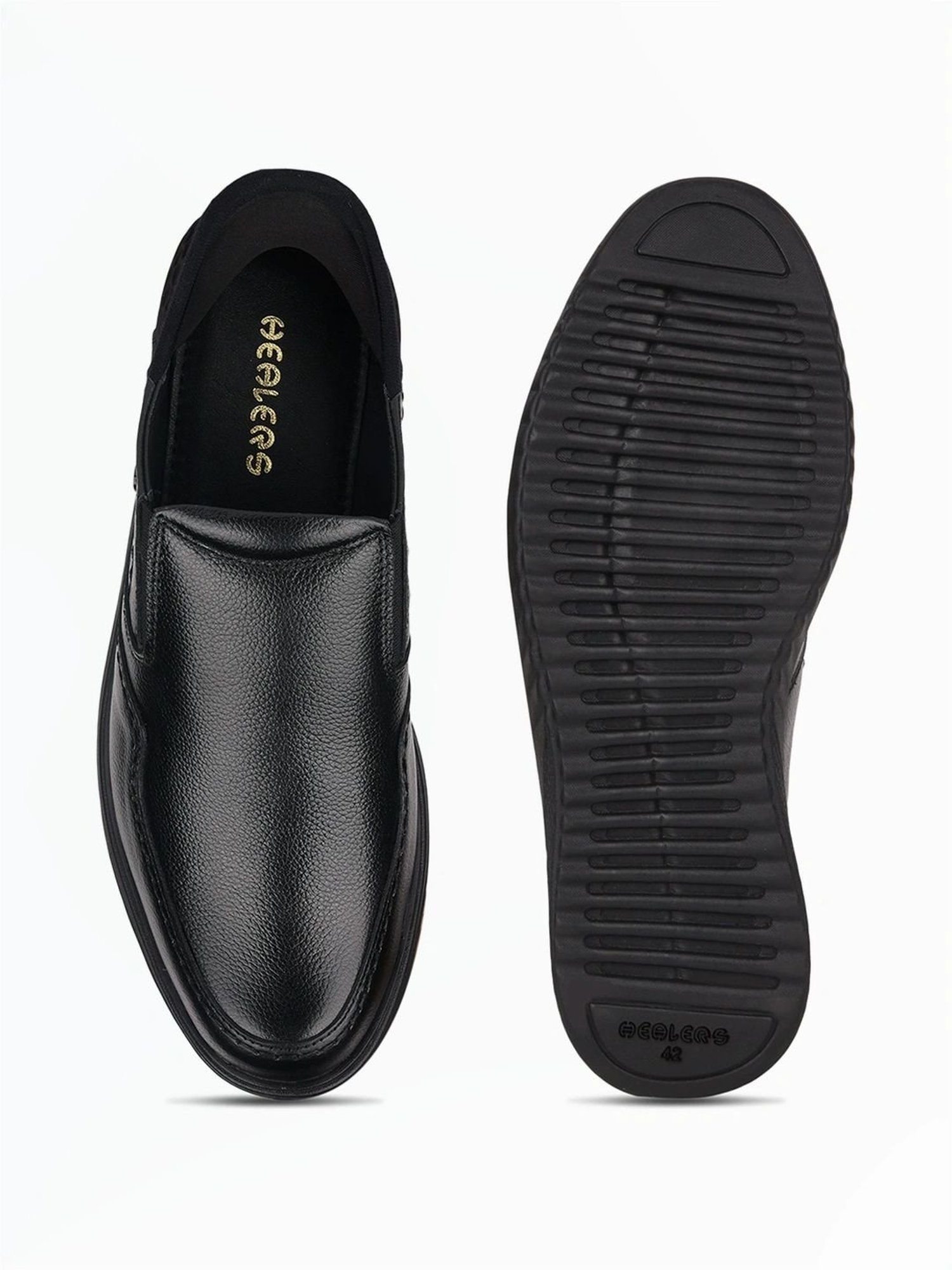 Healers by Liberty Men's Black Formal Loafers