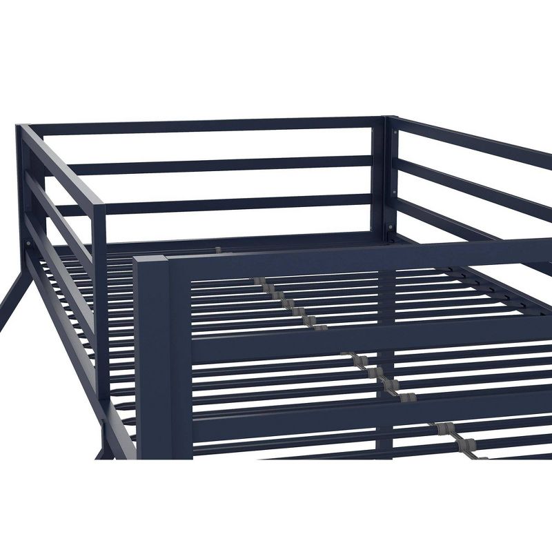 Twin Over Full Maxwell Metal Bunk Bed Navy Blue - Novogratz