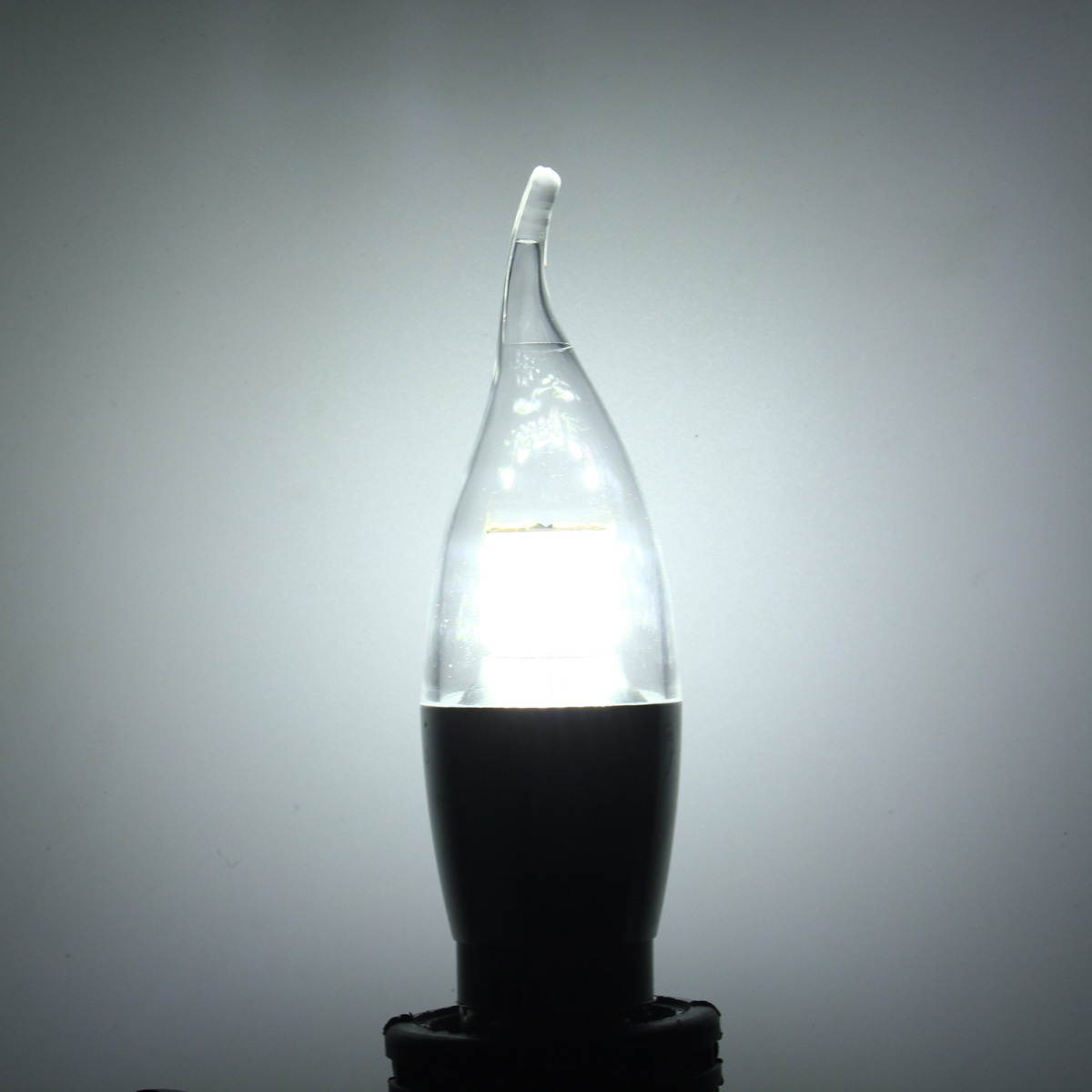 E14 E12 E27 7W 60 SMD 3014 LED White Warm White Glass Candle Lamp Bulb Non-Dimmable AC 85-265V Warm White/E12