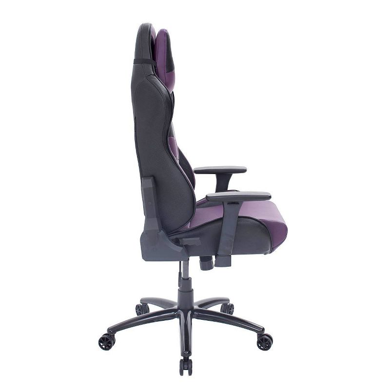 Ergonomic High Back Racer Style Video Gaming Chair Purple - Techni Sport
