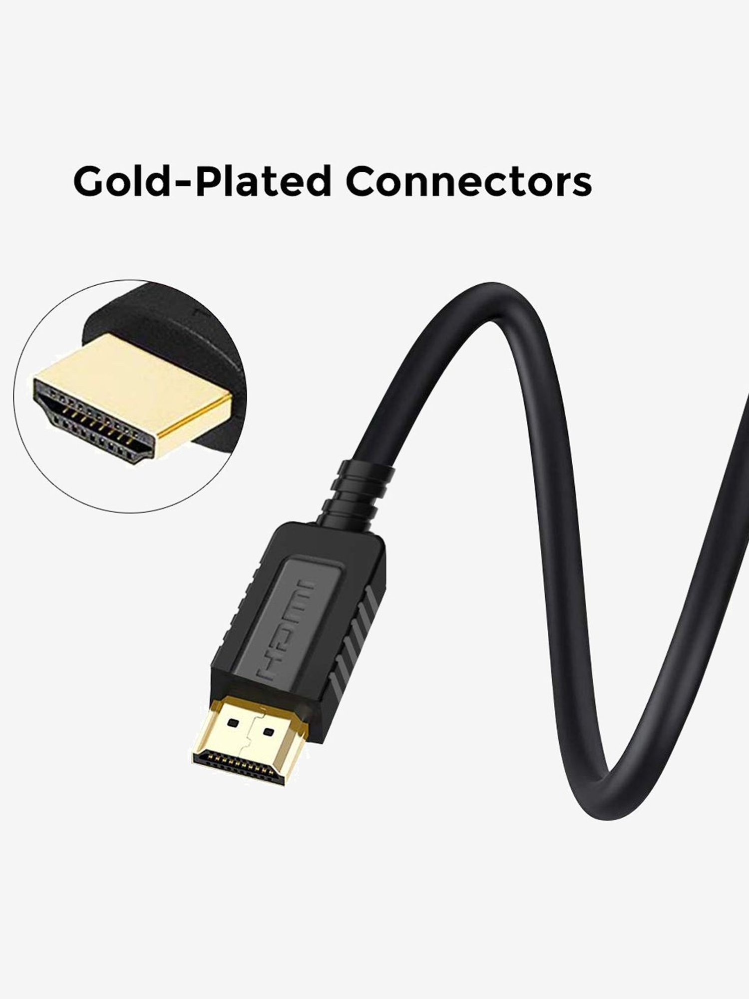 ULTRAPROLINK 2M High-Speed HDMI Cable with Screen Cleaning Kit (UL1029-0200, Black)