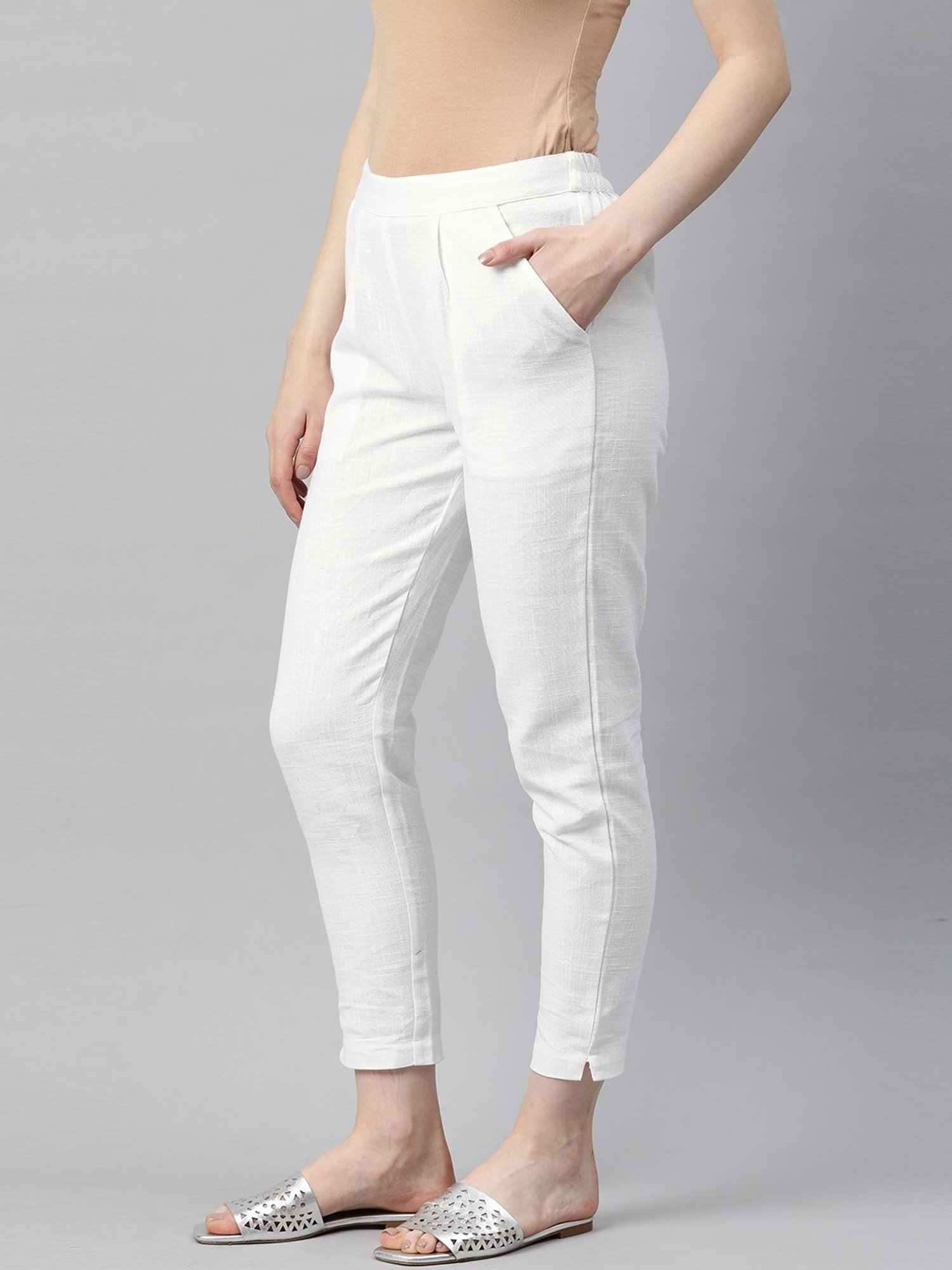 KENDALL + KYLIE Black Mid Rise Bootcut Pants