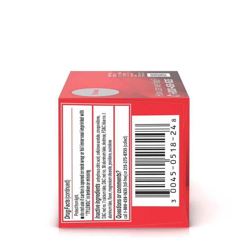 Children's Tylenol Pain + Fever Relief Chewables - Acetaminophen - Grape - 24ct