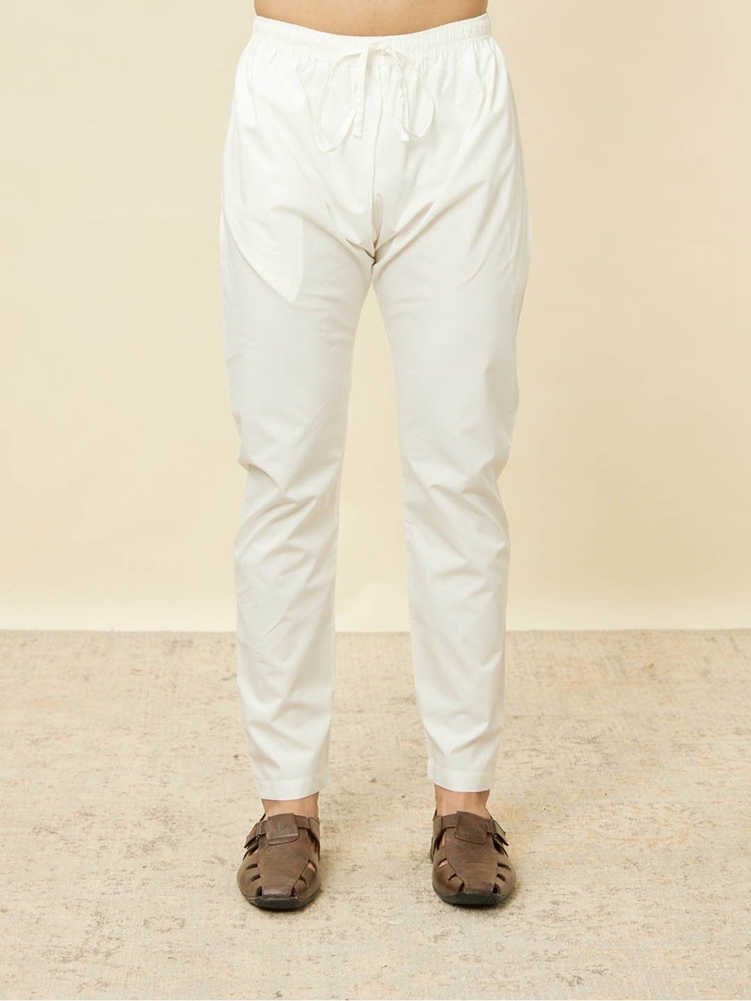 Sanwara Sea Green & White Cotton Regular Fit Chikankari Kurta Bottom Set