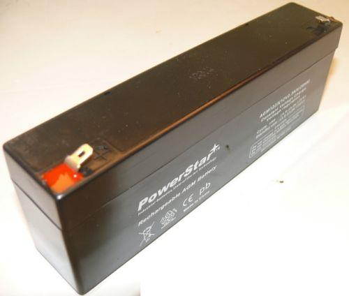 Battery,Sealed Lead Acid,12V,2.3Ah,Housing ABS,Faston,0.187 In. Male Tab