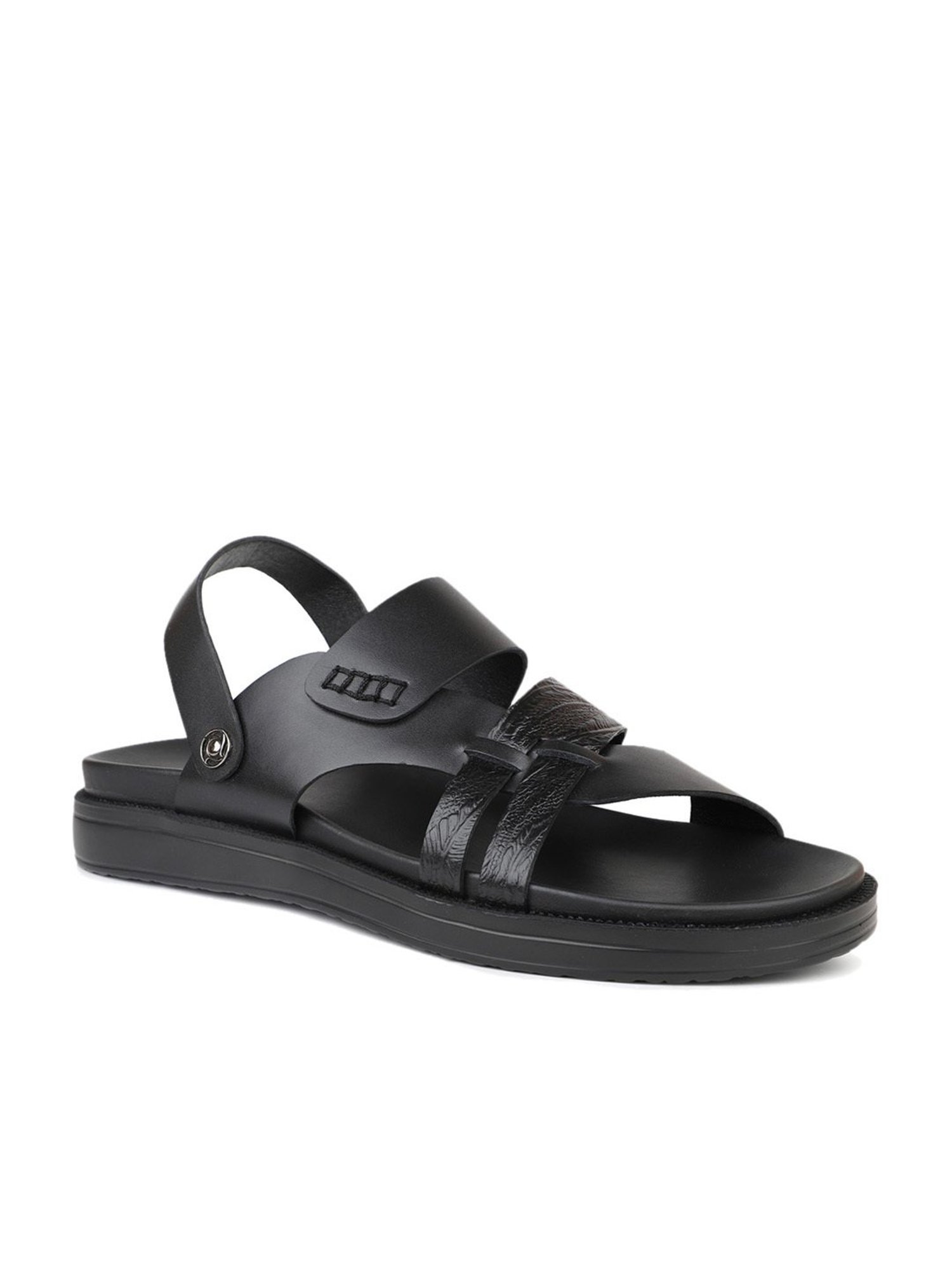 Atesber by Inc.5 Men's Black Sling Back Sandals