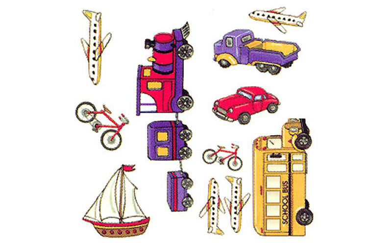 Lets Go Autos 38pc Self-Stick Wall Accent Stickers Set - Store51 LLC..