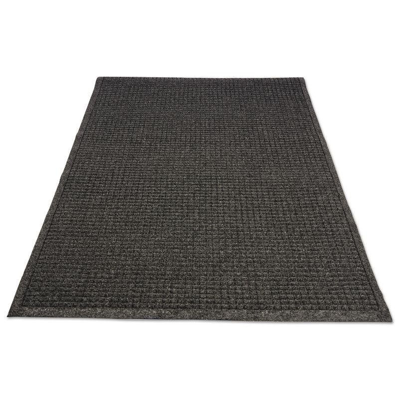 3'x10' Rectangle Solid Floor Mat Black - Guardian
