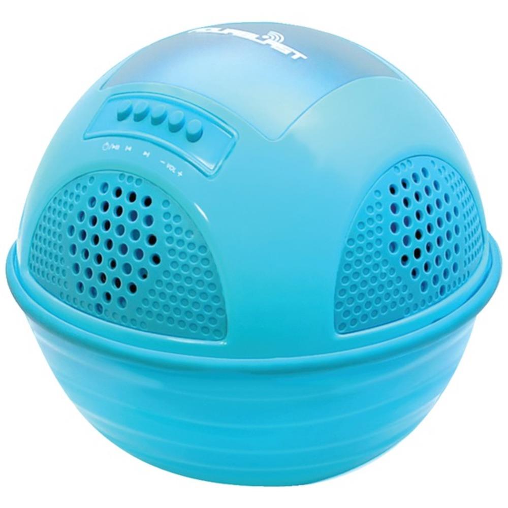 Pyle - Aqua Blast Bluetooth Floating Speaker System with Built-in Rechargeable Battery and Wireless Music Streaming  (Blue Color)