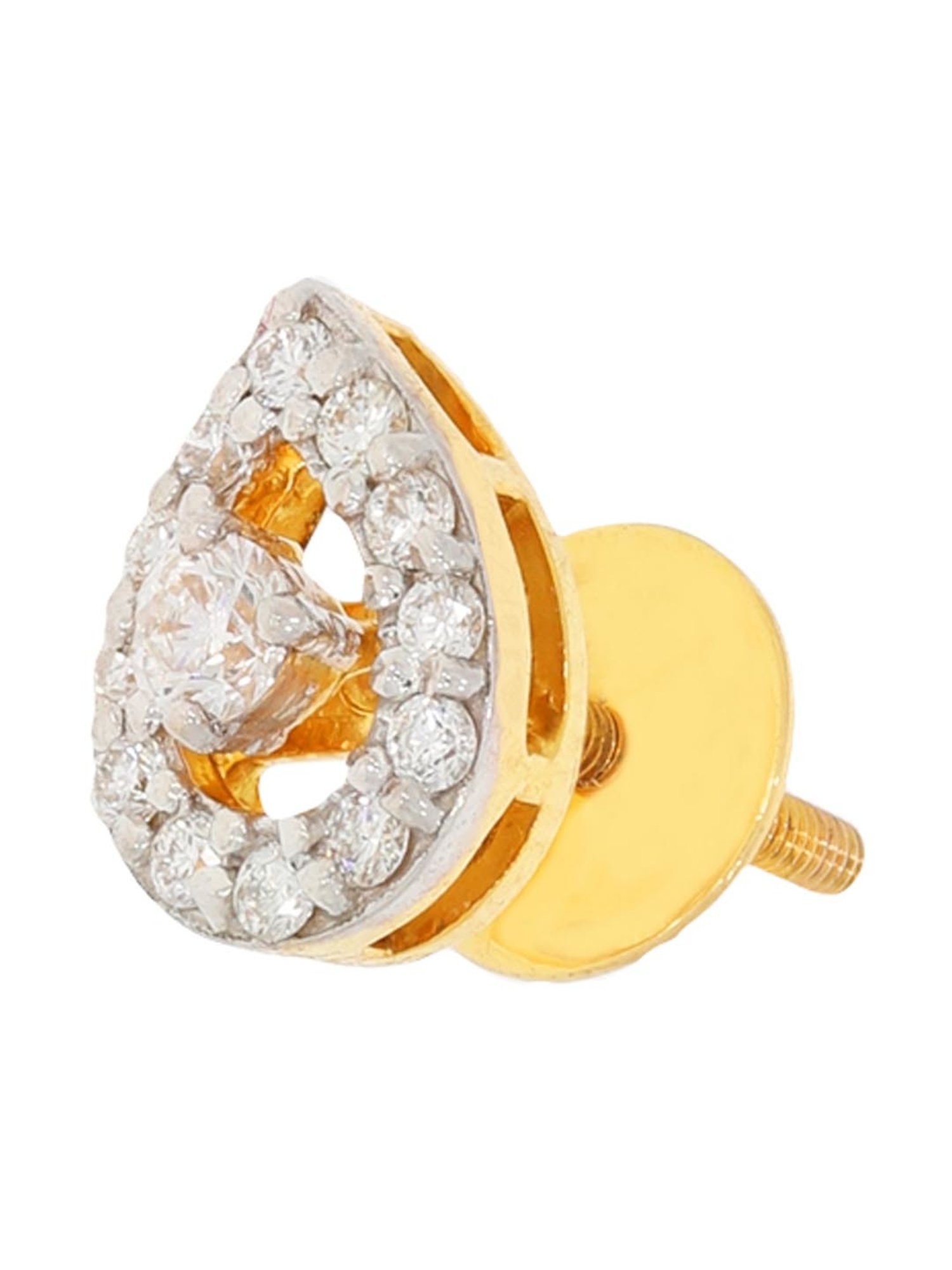 Waman Hari Pethe Jewellers 18k Gold & Diamond Earrings for Women