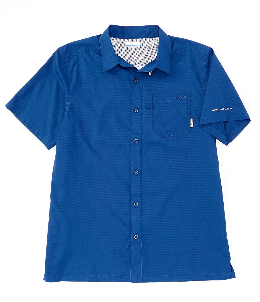 Columbia PFG Slack Tide Solid Camp Shirt