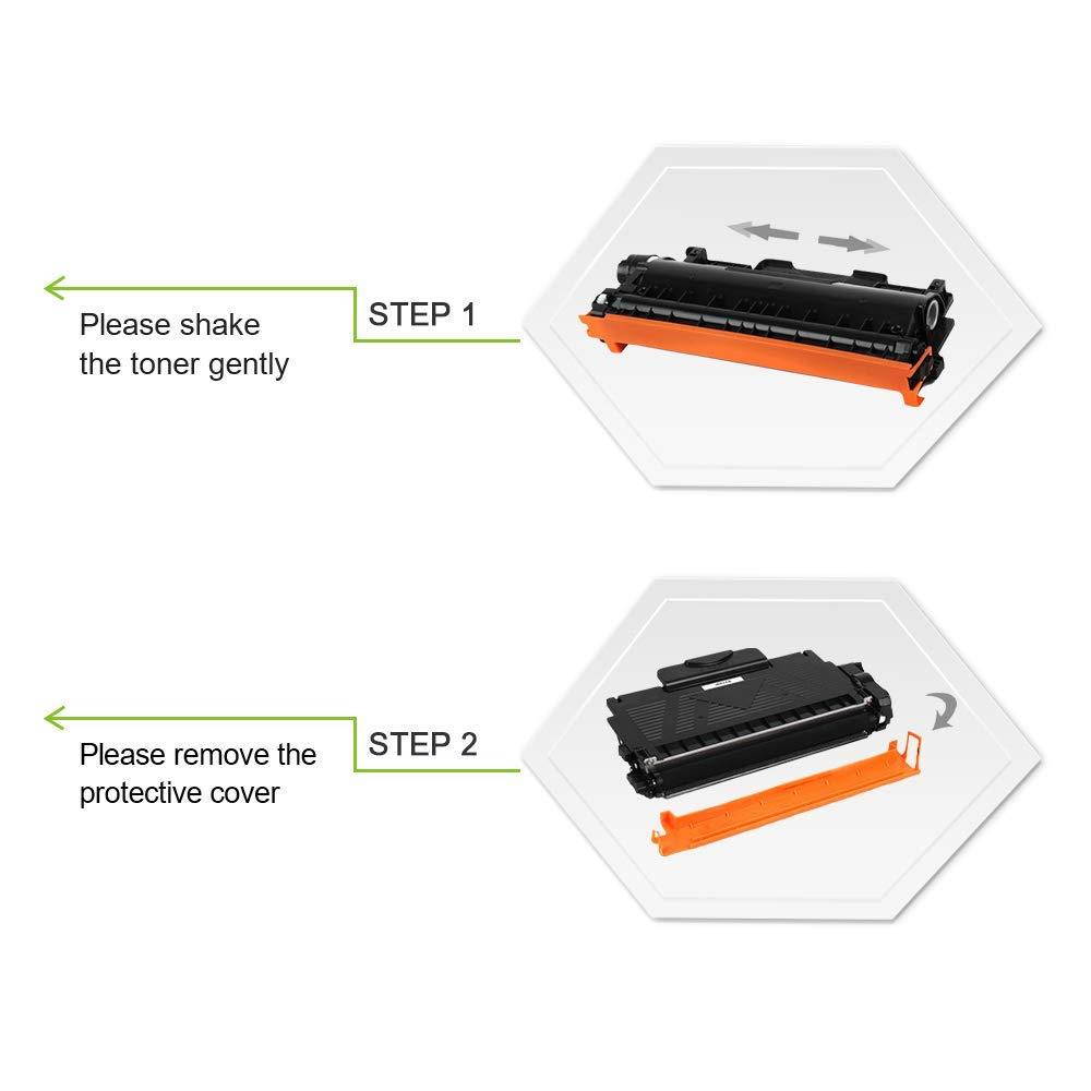Aztech 4PK High Yield Black Compatible for Brother TN660 TN 630 MFC L2700DW Toner Cartridge for Brother MFCL2700DW HL-L2380DW MFC L2740DW HL-L2340DW DCP L2540DW HLL2300D Toner Monochrome Laser Printer