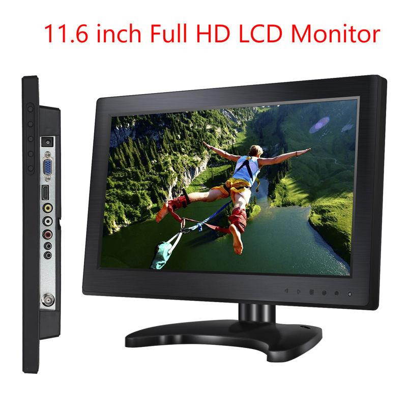 Eyoyo 11.6 Color Video Monitor VGA BNC HDMI AV TV inputAudio for CCTV DVD PC DVR