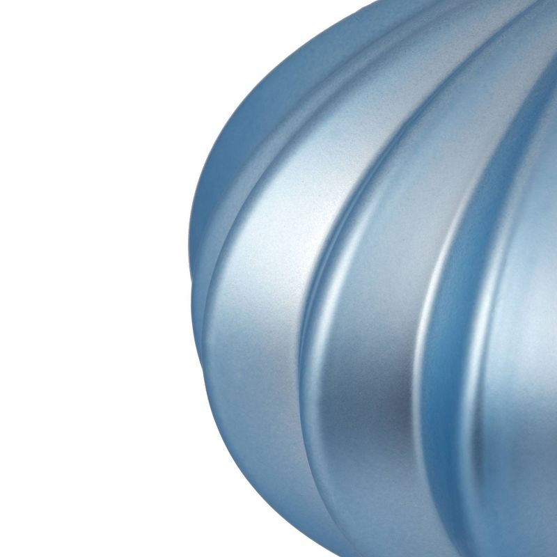 3ct Vickerman 5.7" Matte Onion Ornament, UV Coated Ornament Set Periwinkle