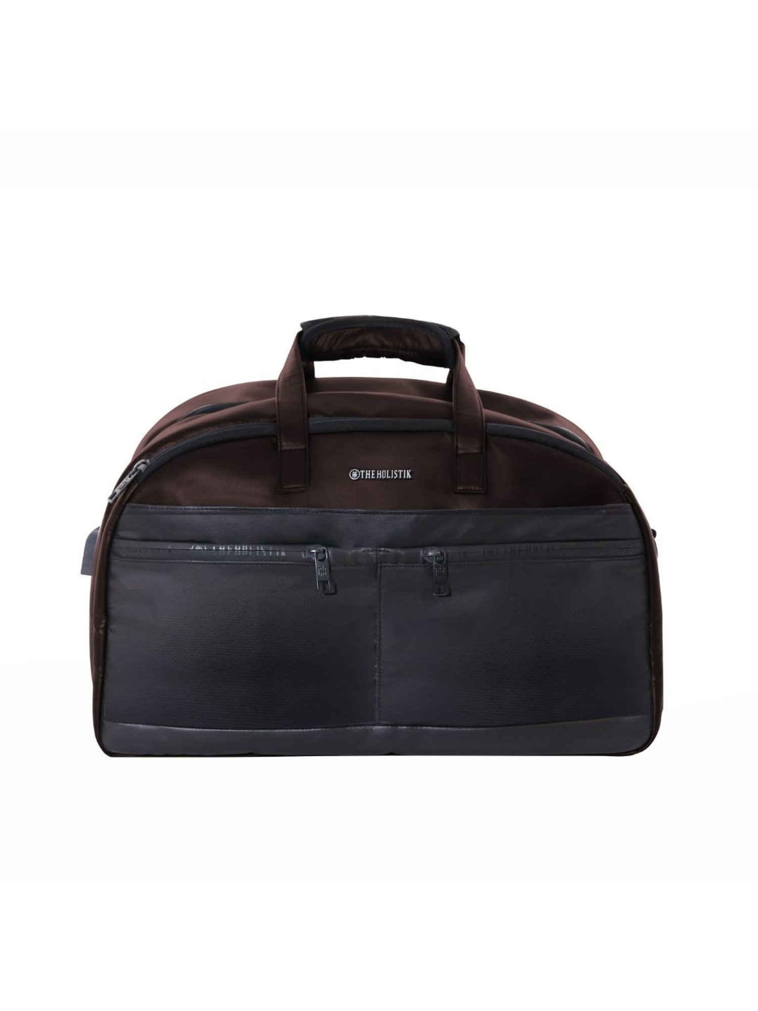 THE HOLISTIK Black & Chocolate Large Drifter Duffel Bag