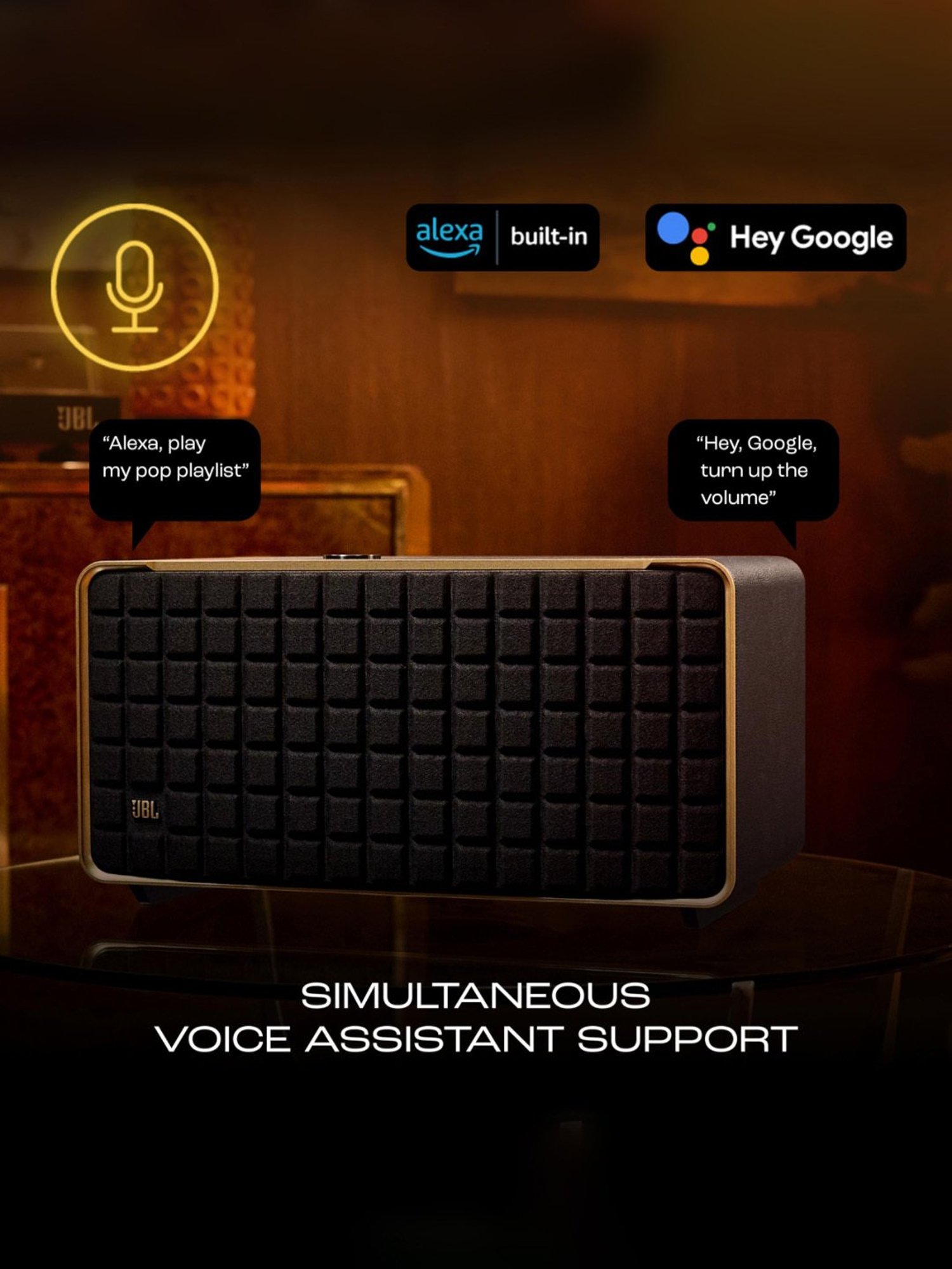 I Kall IK005 Bluetooth Tower Speaker (Brown)