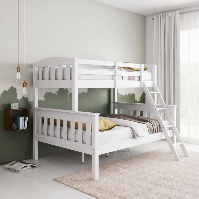 Twin Over Full Ayah Bunk Bed White - Room & Joy