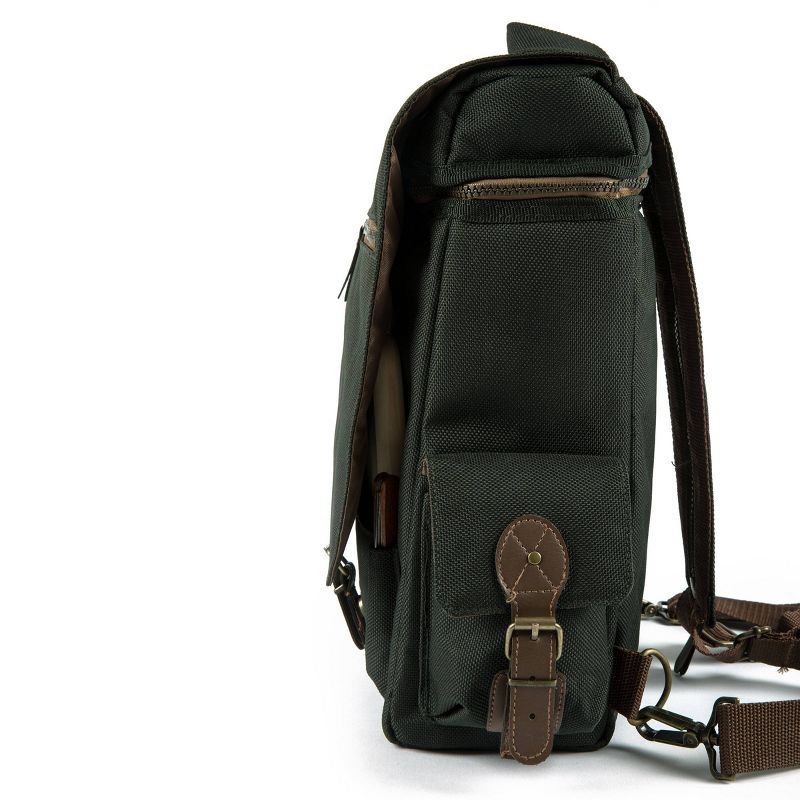 Picnic Time 10qt Wine Aficionado Travel Set Green