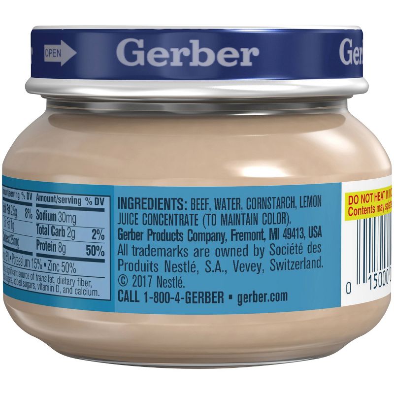 Gerber Baby 2nd Foods Beef & Gravy - 2.5oz