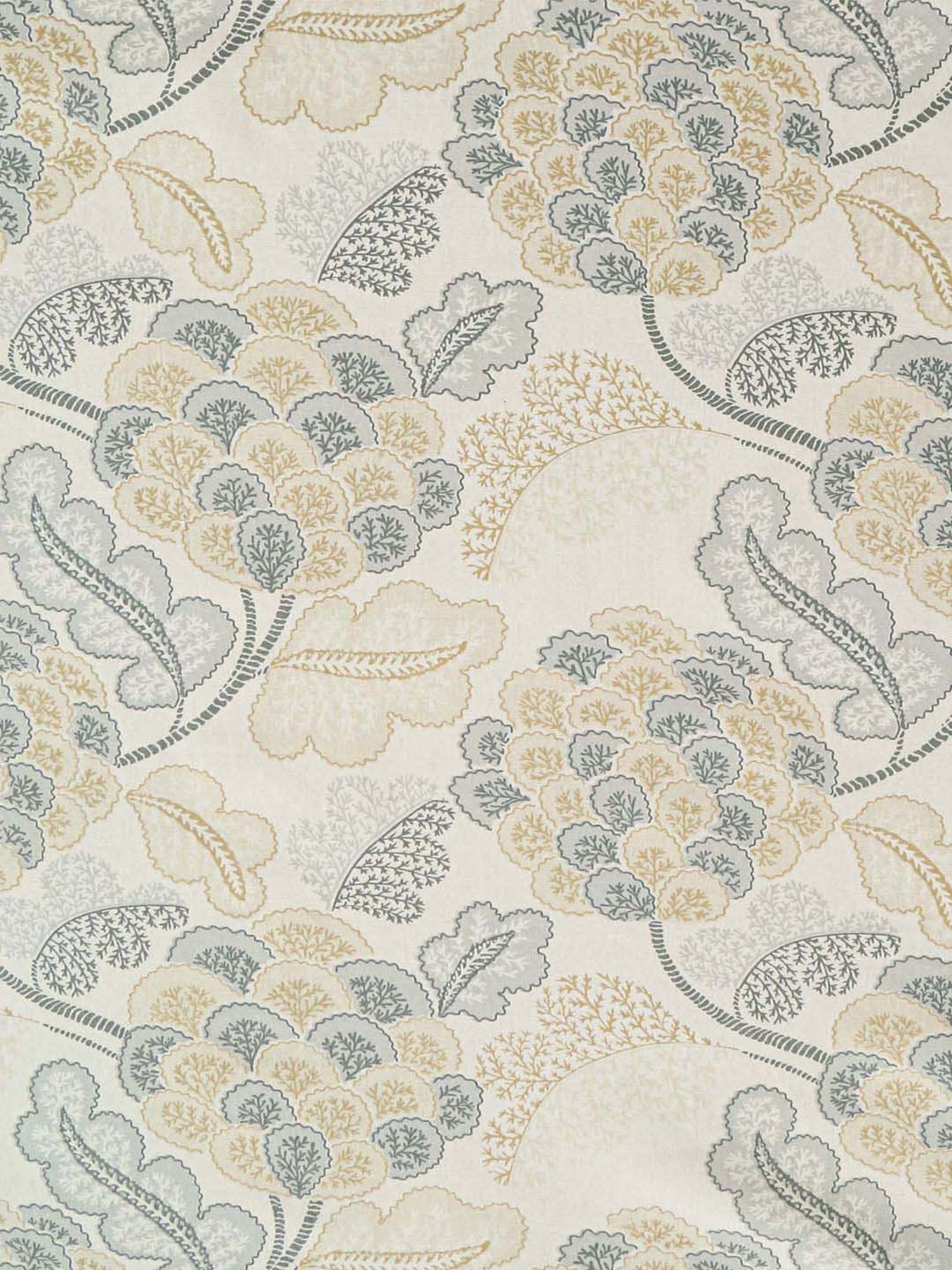 Swayam Grey & Brown Cotton 144 TC Double Size Bedsheet With Pillow Covers